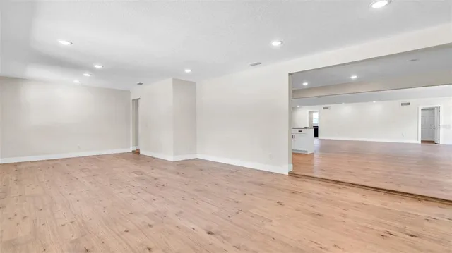 wooden floor in an empty room