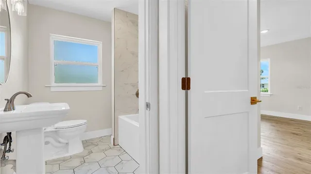 a view of an empty room