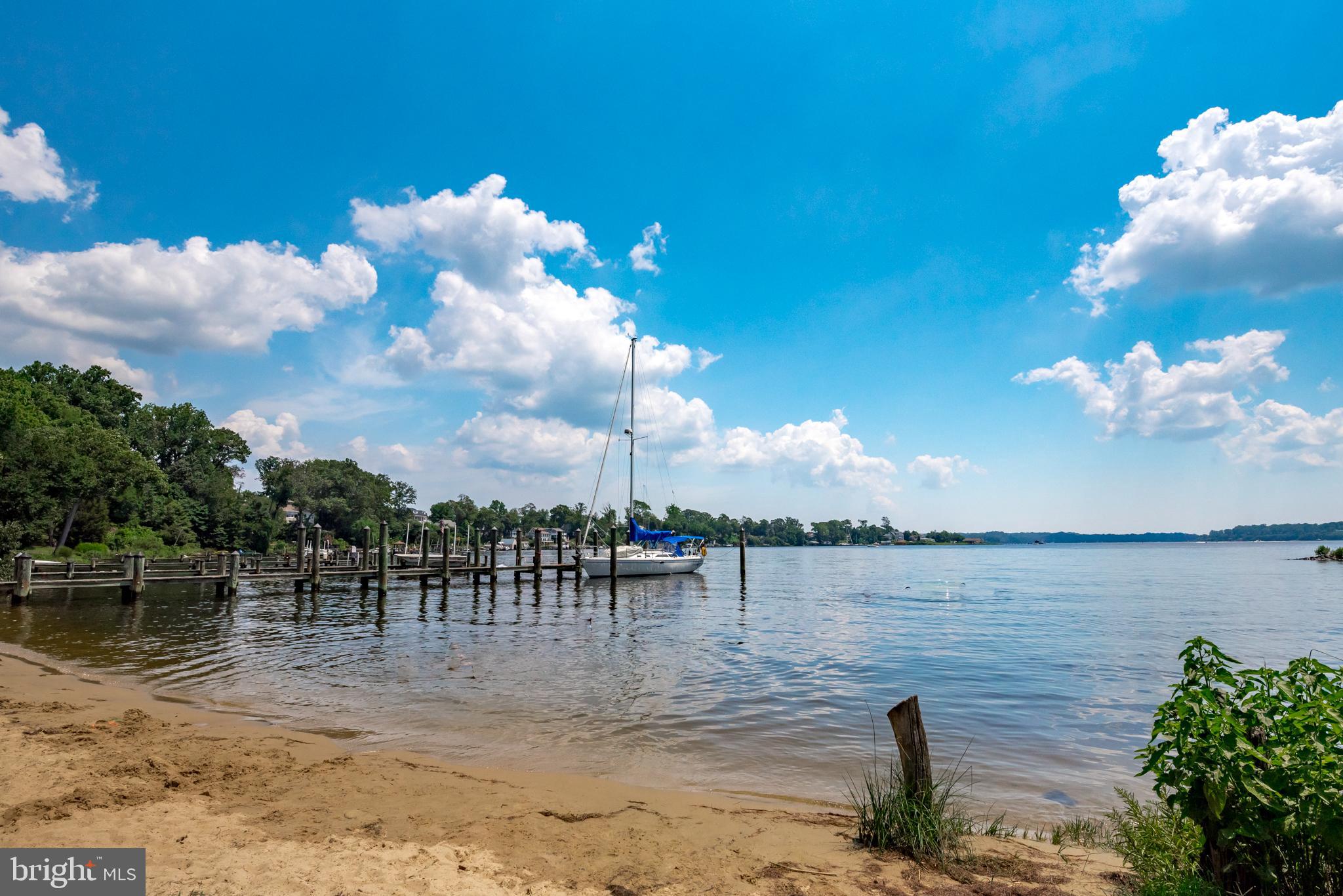 902 Hine Trail Crownsville, MD 21032 - Photo 28 of 28 a view of a lake with sitting area