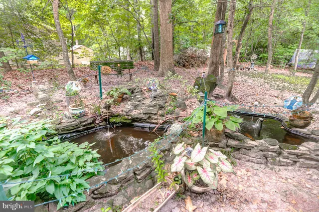 a view of a wooden roof deck
