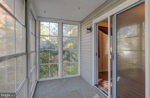 a room with furniture and windows