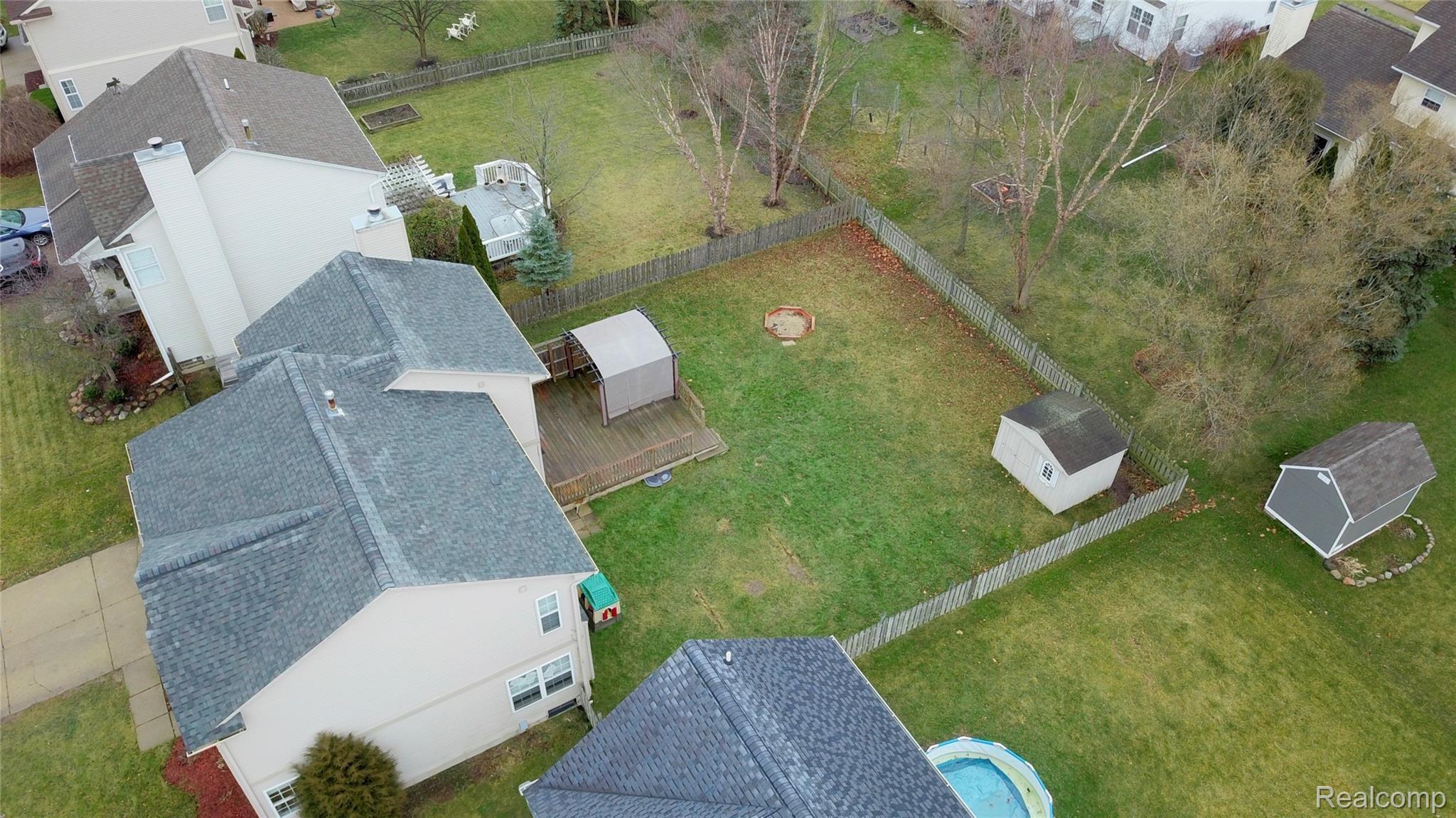 760 3rd Street Fenton, MI 48430 - Photo 14 of 19 Fenced Backyard