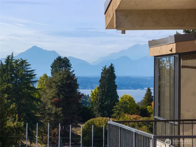 a view of a house with a balcony
