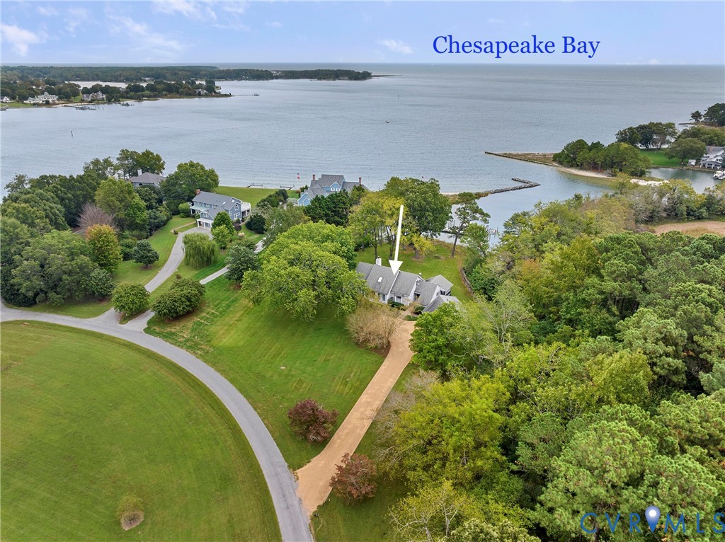 448 McSwain Road White Stone, VA 22578 - Photo 2 of 50 Aerial view of property's location featuring a lar