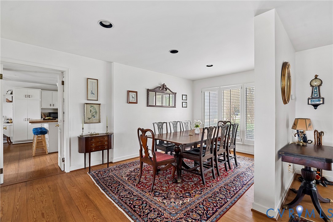 448 McSwain Road White Stone, VA 22578 - Photo 24 of 50 Dining space with light wood finished floors and r