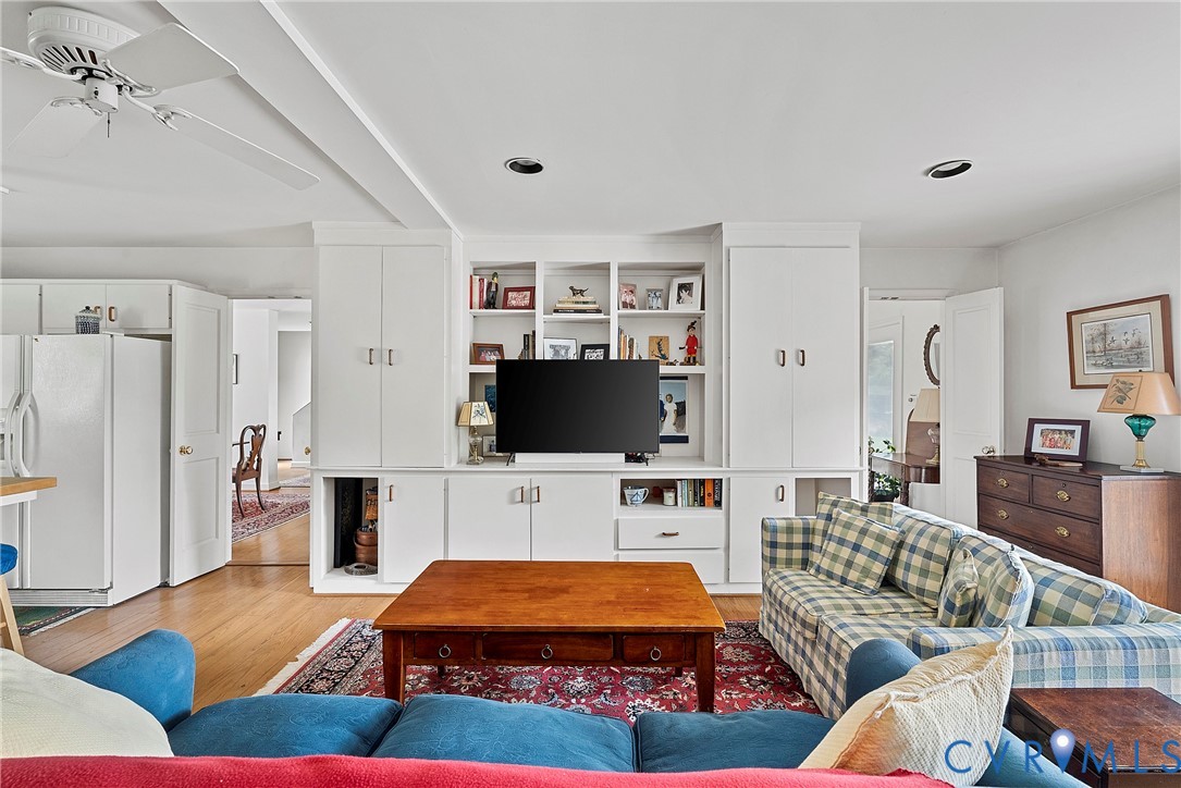 448 McSwain Road White Stone, VA 22578 - Photo 31 of 50 Living room with light wood finished floors and ce