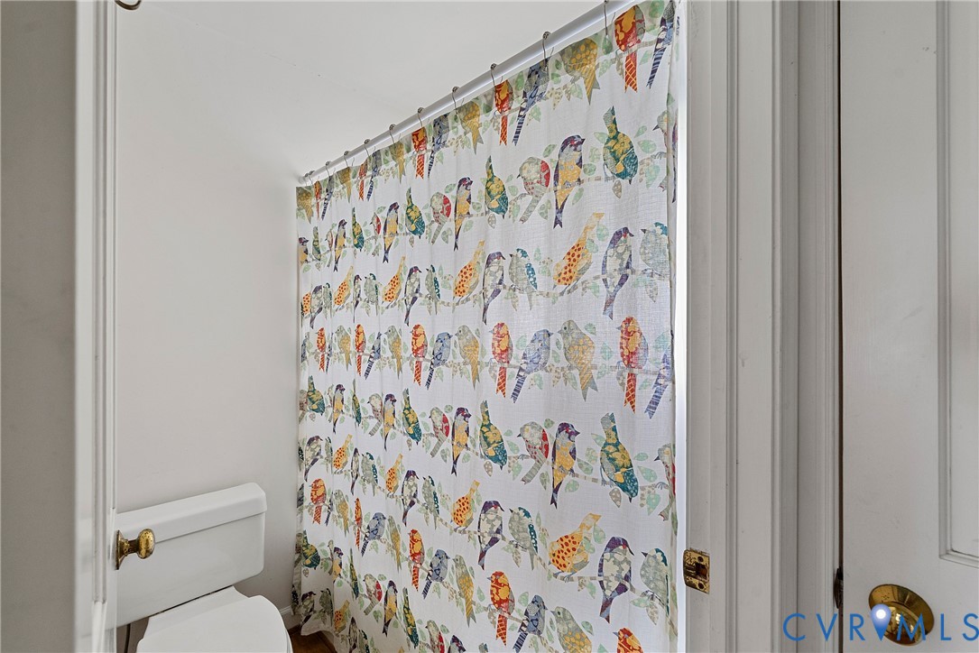 448 McSwain Road White Stone, VA 22578 - Photo 39 of 50 Bathroom featuring toilet and a shower with shower