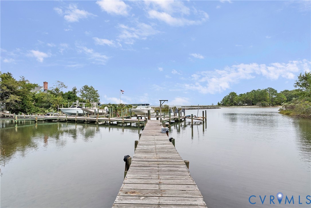 448 McSwain Road White Stone, VA 22578 - Photo 5 of 50 Dock featuring a water view and boat lift
