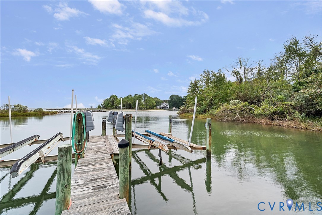 448 McSwain Road White Stone, VA 22578 - Photo 6 of 50 Dock area with a water view