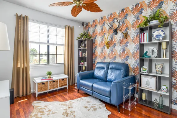 a view of balcony of a house