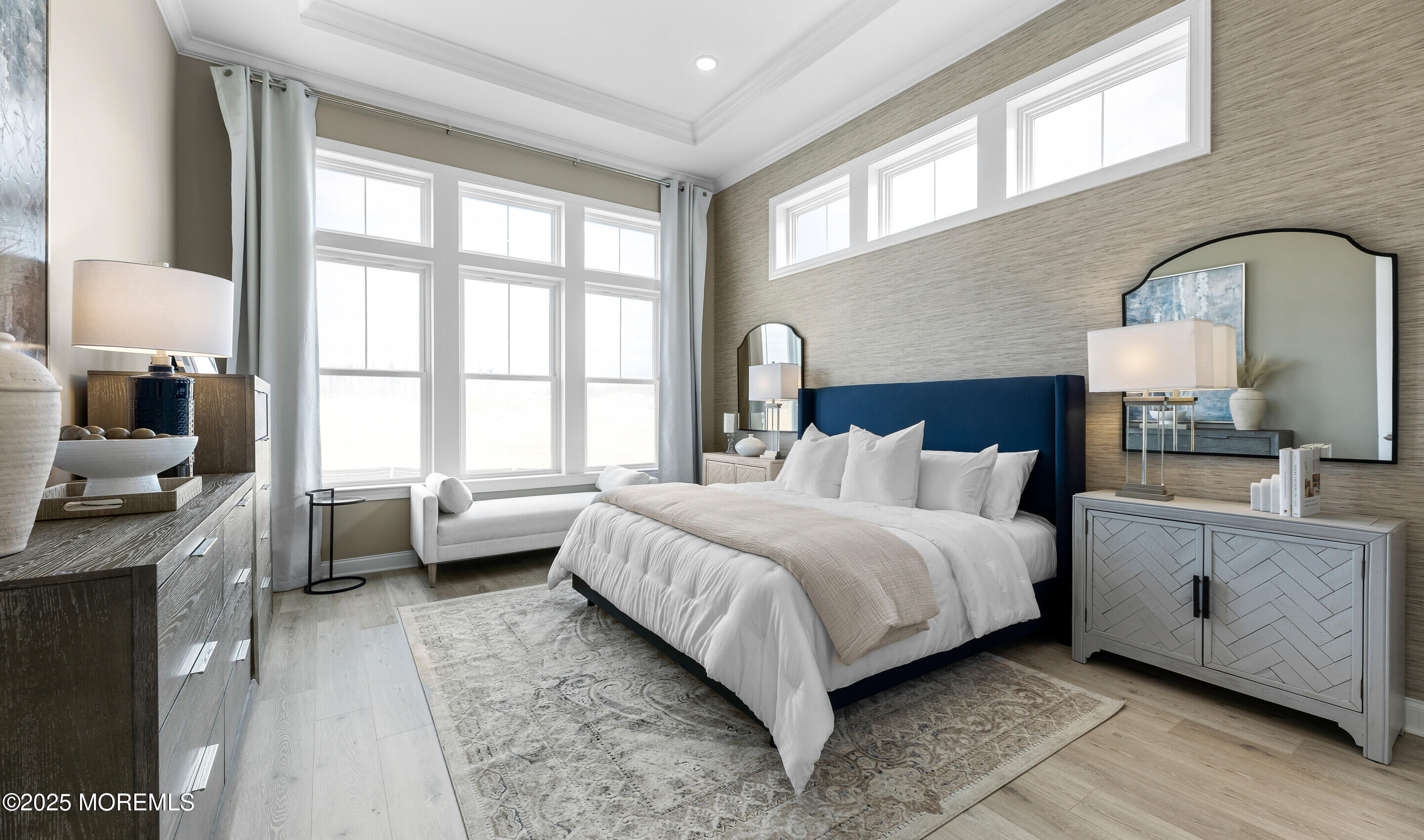 176 Highway 33, Unit KILLARNEY III LOFT Manalapan, NJ 07726 - Photo 22 of 41 a bed room with a bed and a large window