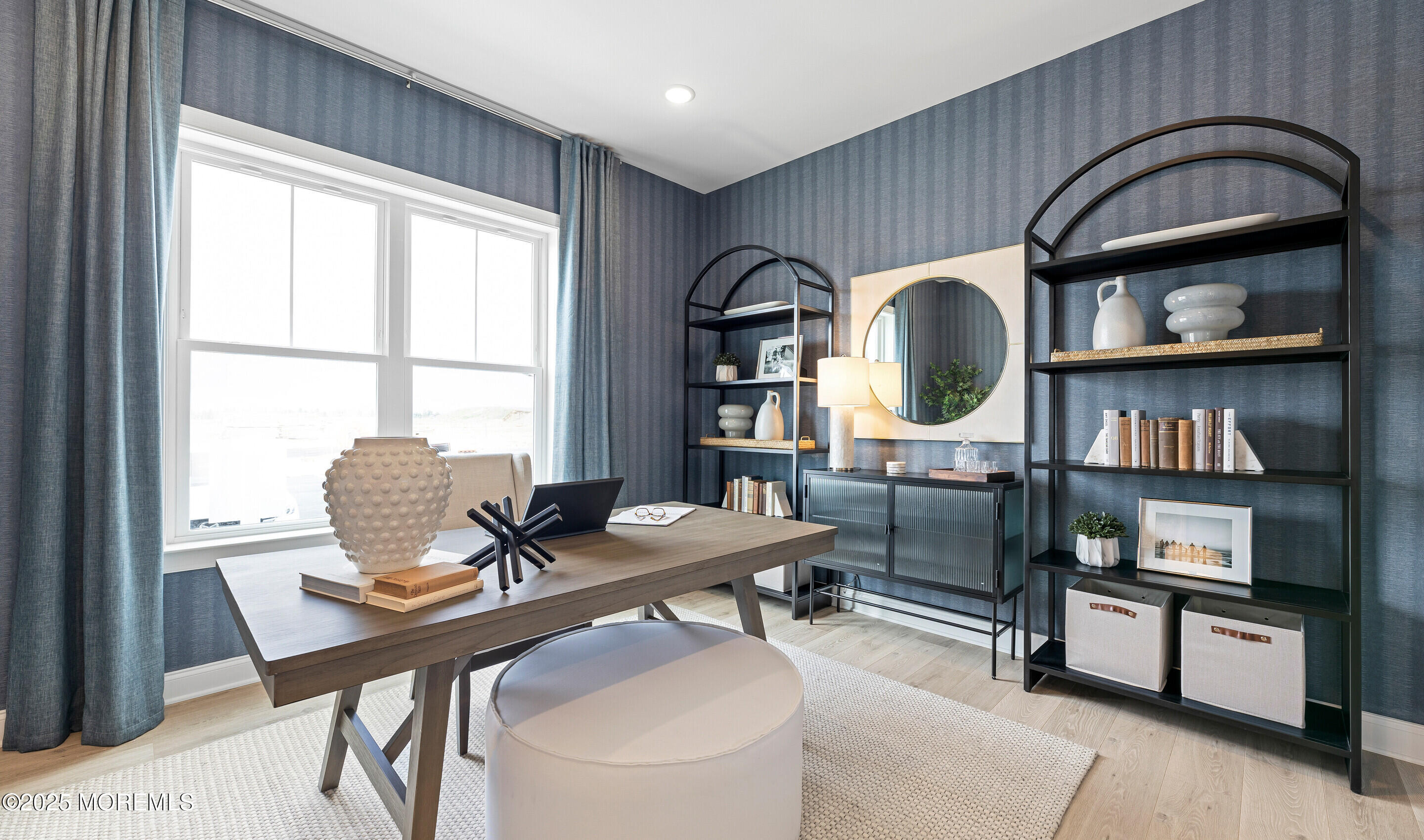 176 Highway 33, Unit KILLARNEY III LOFT Manalapan, NJ 07726 - Photo 9 of 41 a workspace with furniture window and outside view