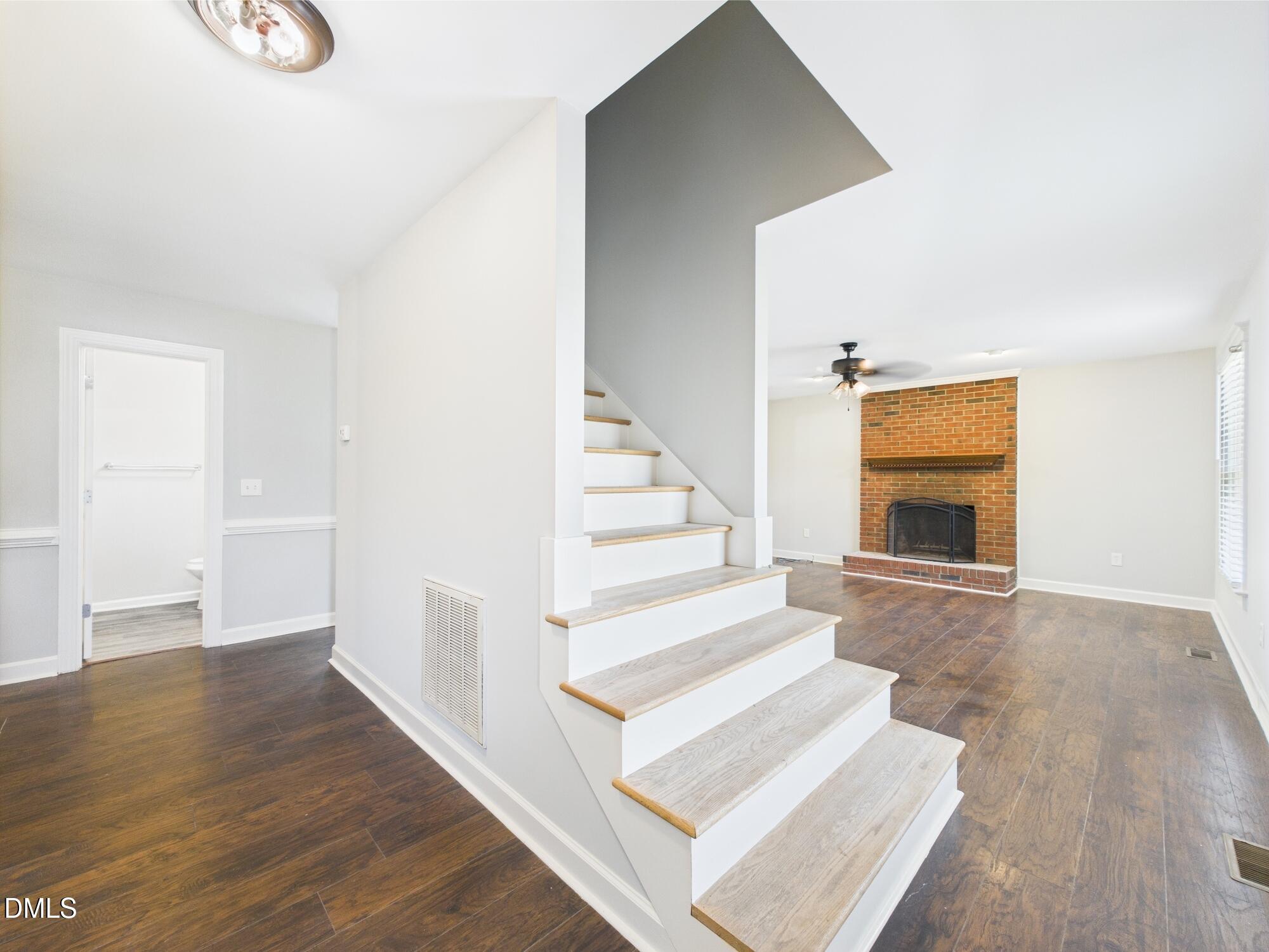 10917 Fanny Brown Road Raleigh, NC 27603 - Photo 9 of 54 a view of entryway and hall with wooden floor