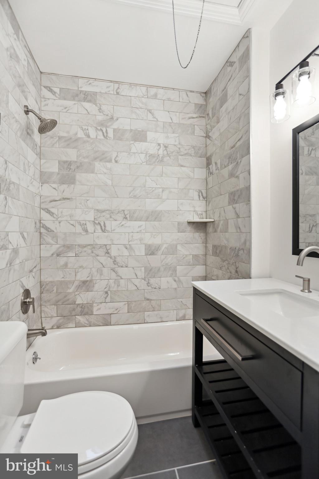323 34th Street Northeast Washington, DC 20019 - Photo 15 of 28 Upstairs Hall Bathroom