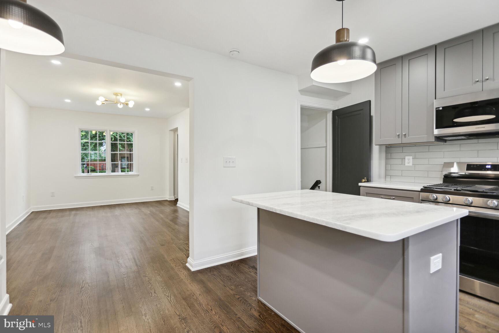 323 34th Street Northeast Washington, DC 20019 - Photo 8 of 28 Kitchen looking into Living Room