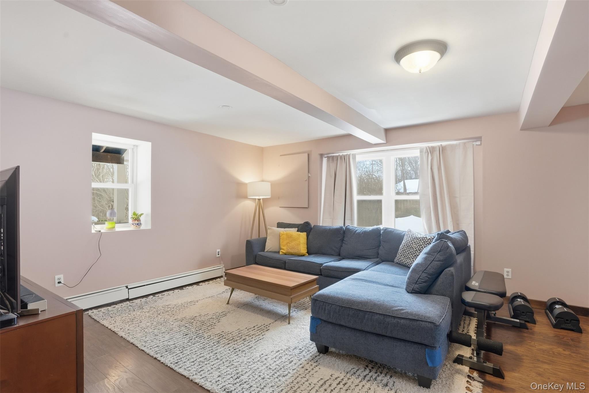 44 Triangle Of Clearwater Road Highland, NY 12528 - Photo 26 of 48 a living room with furniture and a flat screen tv