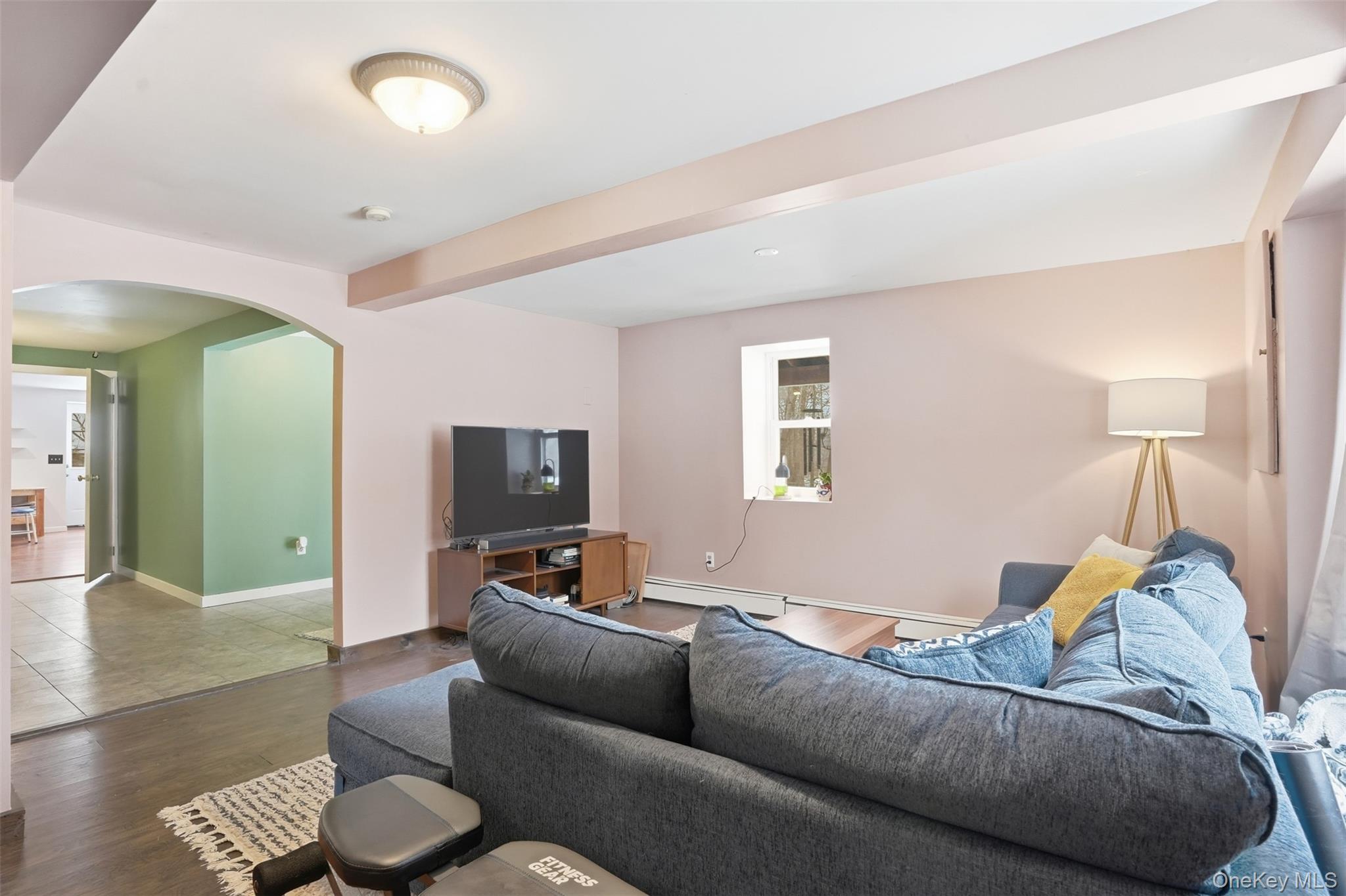 44 Triangle Of Clearwater Road Highland, NY 12528 - Photo 27 of 48 a living room with furniture and a flat screen tv