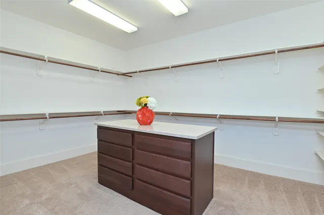 a utility room with shower