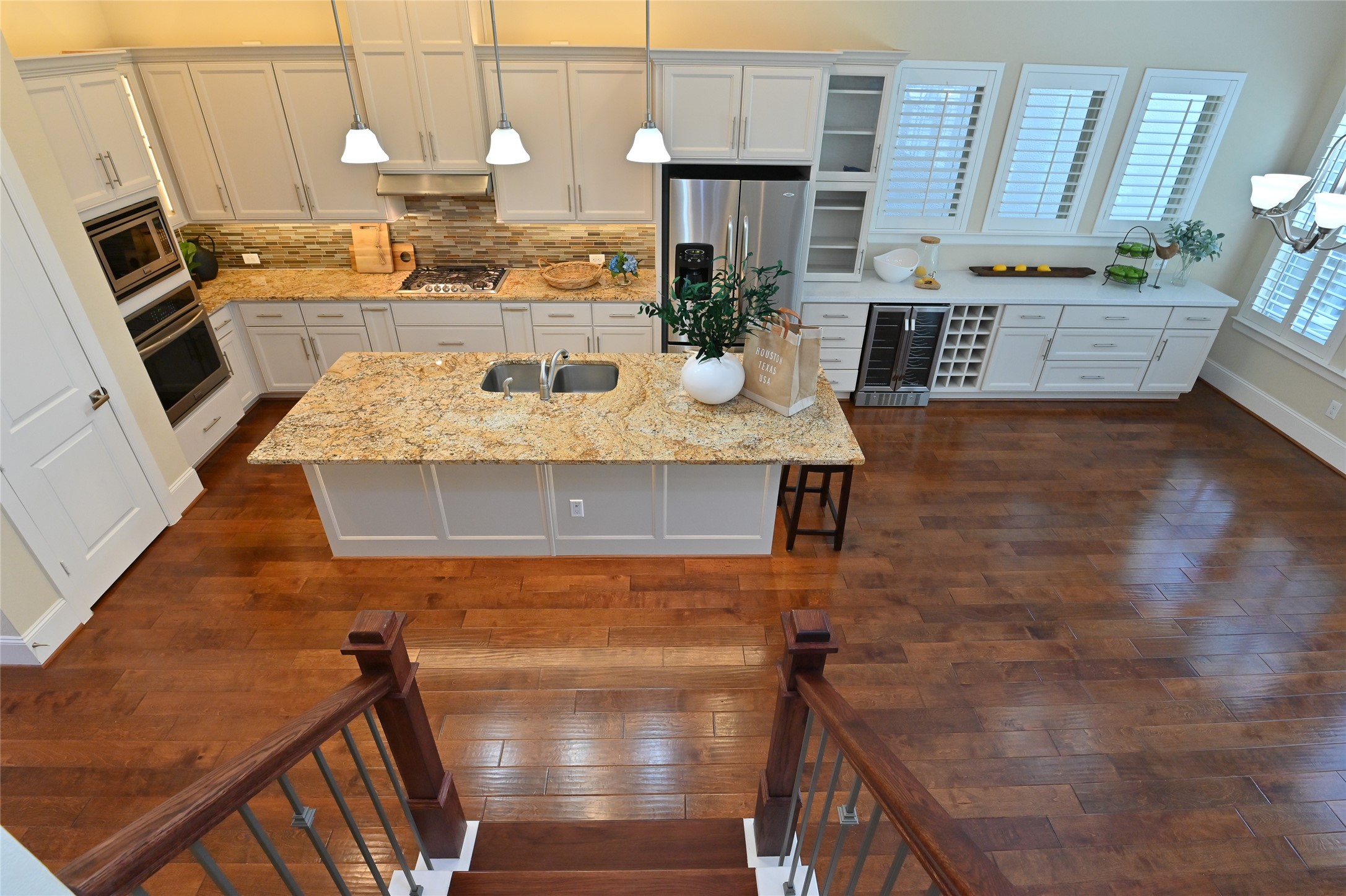 11906 McNabb Lane Houston, TX 77082 - Photo 30 of 45 a view of a kitchen cabinets and a counter top space