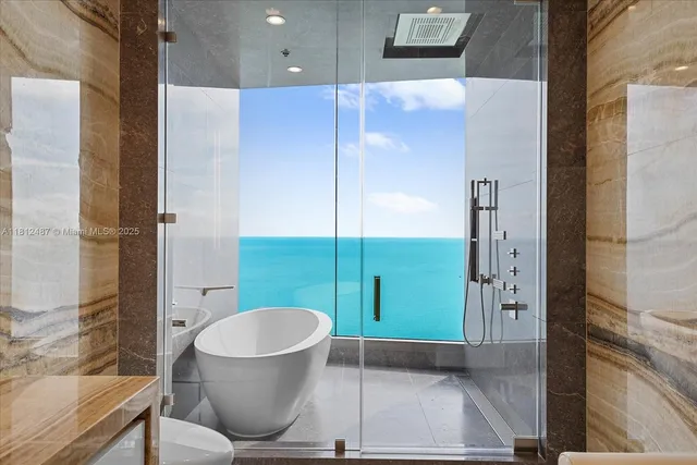 a bathroom with a sink and a bathtub