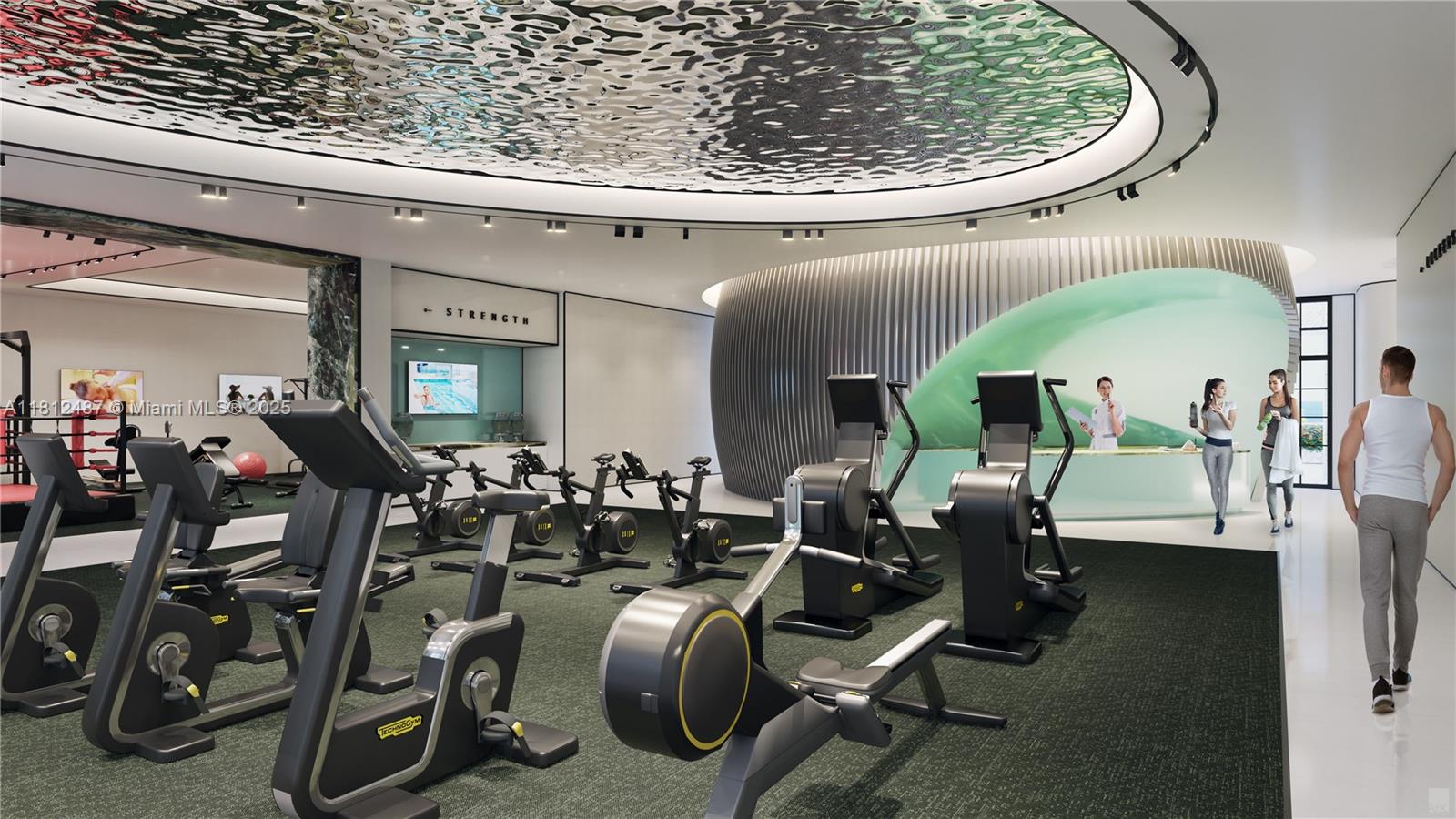 17901 Collins Avenue, Unit 3004 Sunny Isles Beach, FL 33160 - Photo 52 of 61 a view of a room with gym equipment