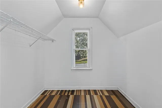 a view of room with window