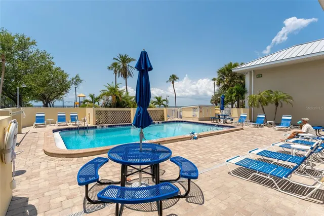 a view of park with slide