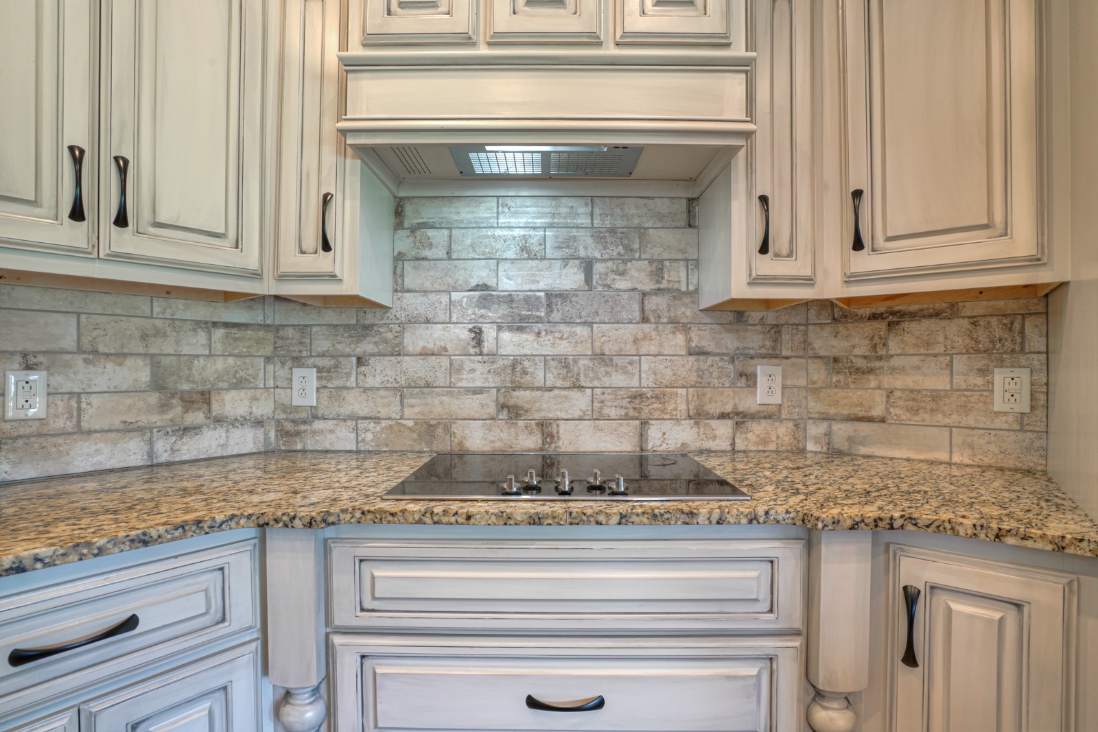 9620 Mona Road Murfreesboro, TN 37129 - Photo 26 of 58 a kitchen with granite countertop white cabinets and a white stove