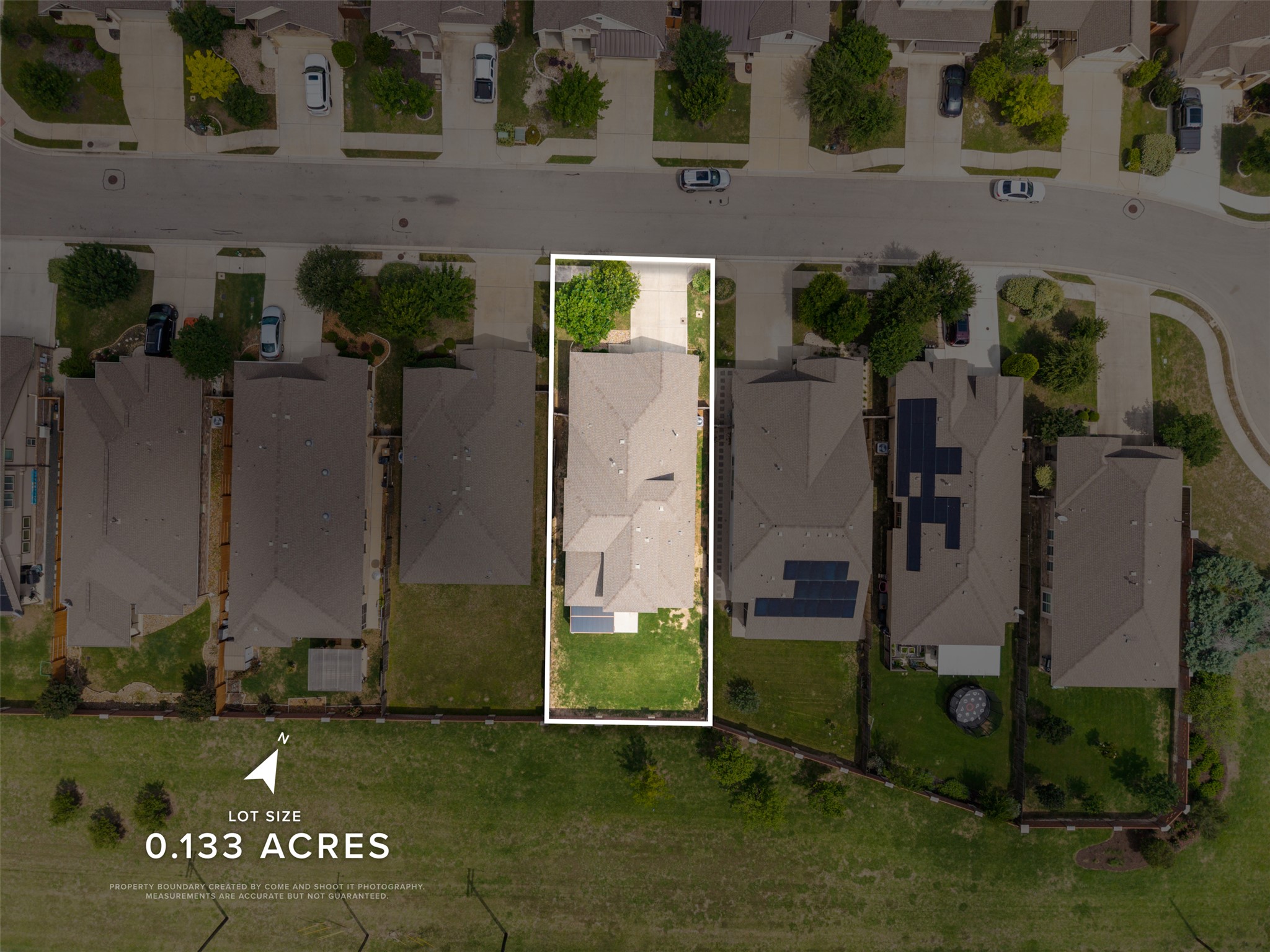 717 Blue Agave Lane Georgetown, TX 78626 - Photo 4 of 28 an aerial view of a house