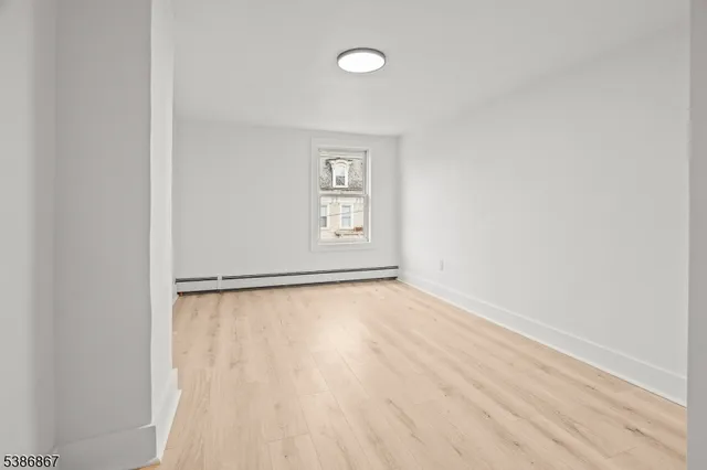 a view of wooden door