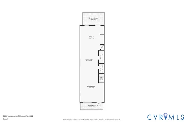 $525,000 | 611 West Lancaster Road, Richmond, VA 23222