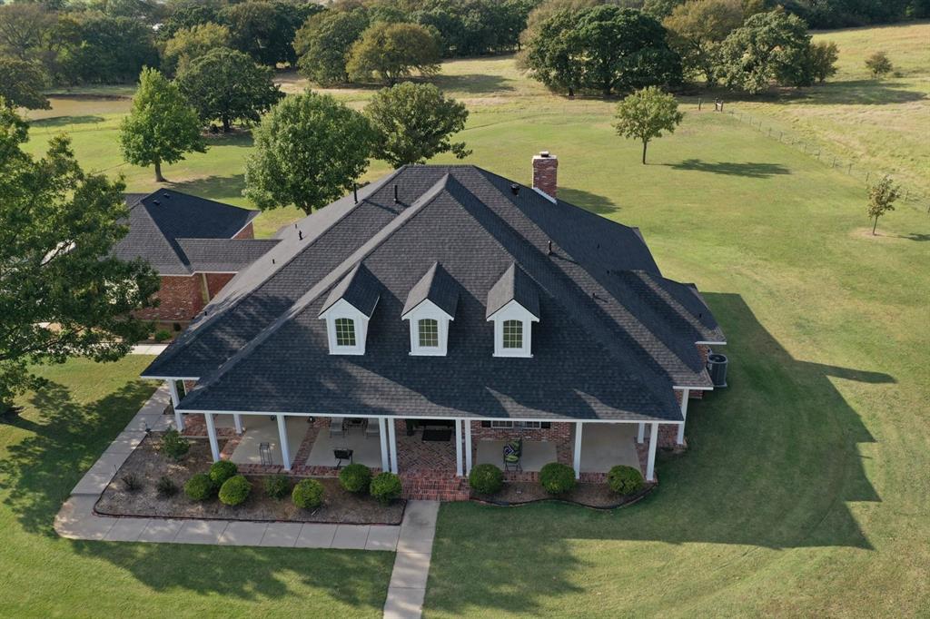 12198 Bell Road Pilot Point, TX 76258 - Photo 30 of 40 Aerial front view of home