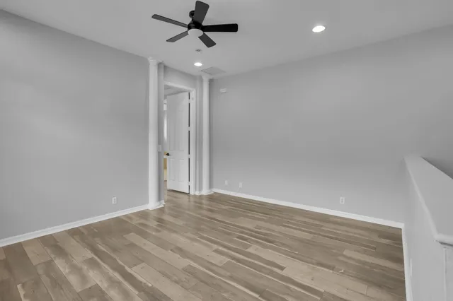 wooden floor in an empty room