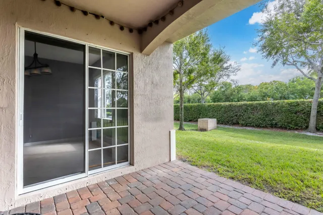 a view of outdoor space with backyard