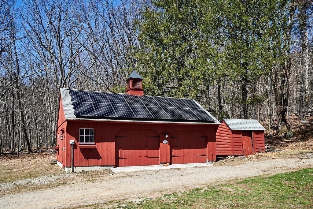 456 Zoar Road Charlemont, MA 01339 - Photo 3 of 40 a side view of small yard