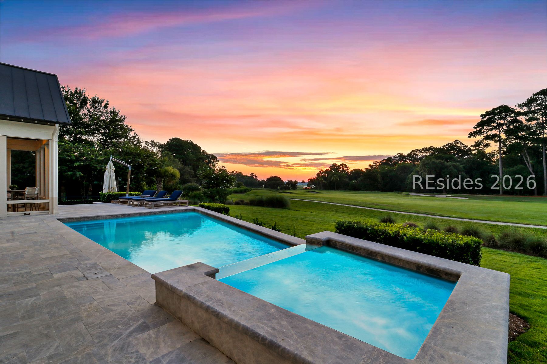 8 Anson Park Road East Bluffton, SC 29910 - Photo 4 of 100 Pool at sunrise