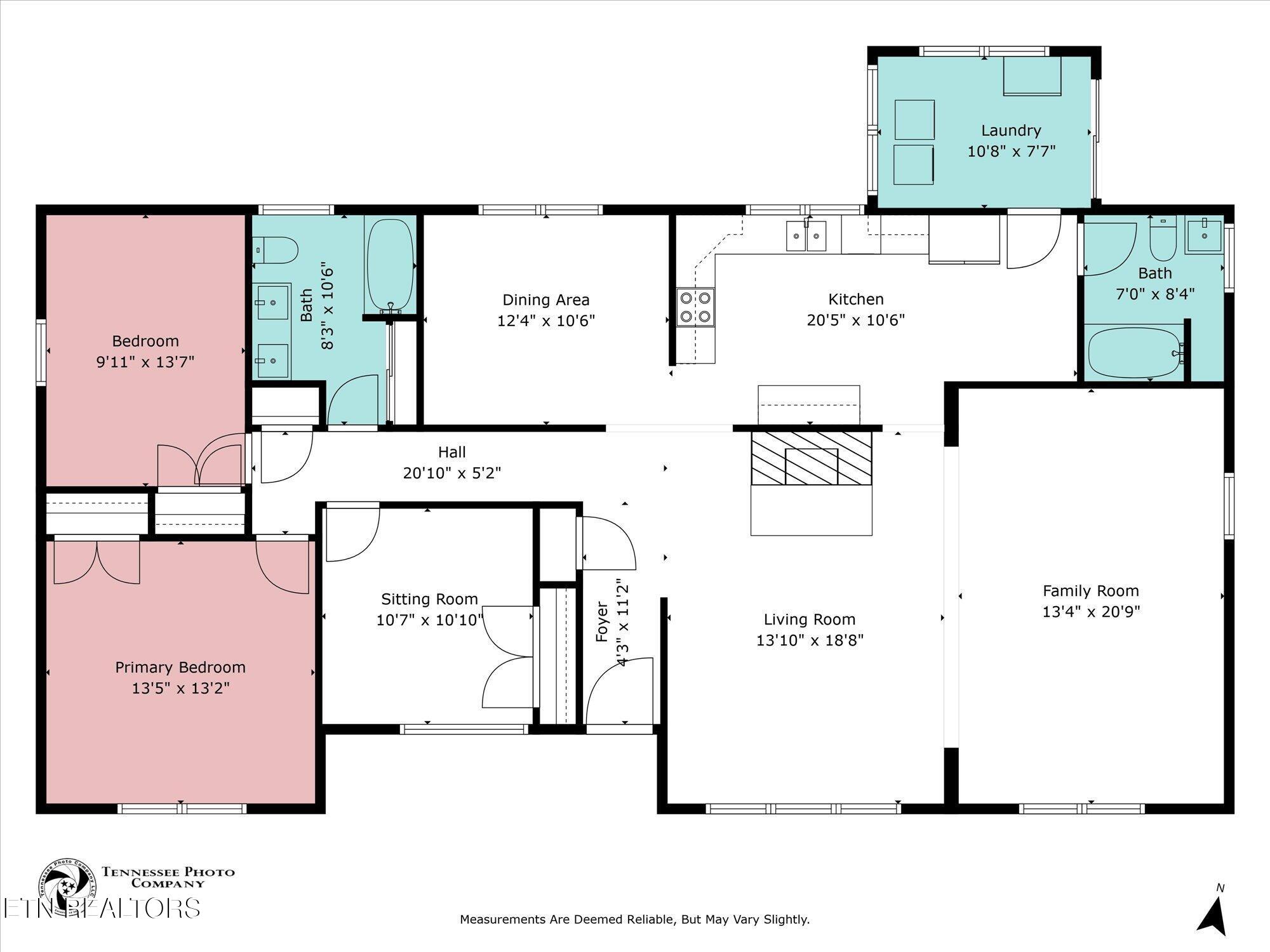 3710 Lantana Road Crossville, TN 38572 - Photo 35 of 36 Main House Floor Plan
