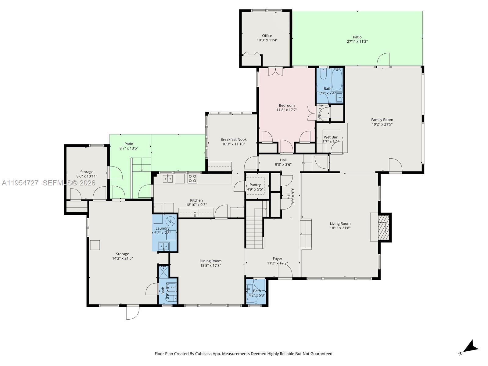 5965 Alton Road Miami Beach, FL 33140 - Photo 28 of 29 a picture of a floor plan