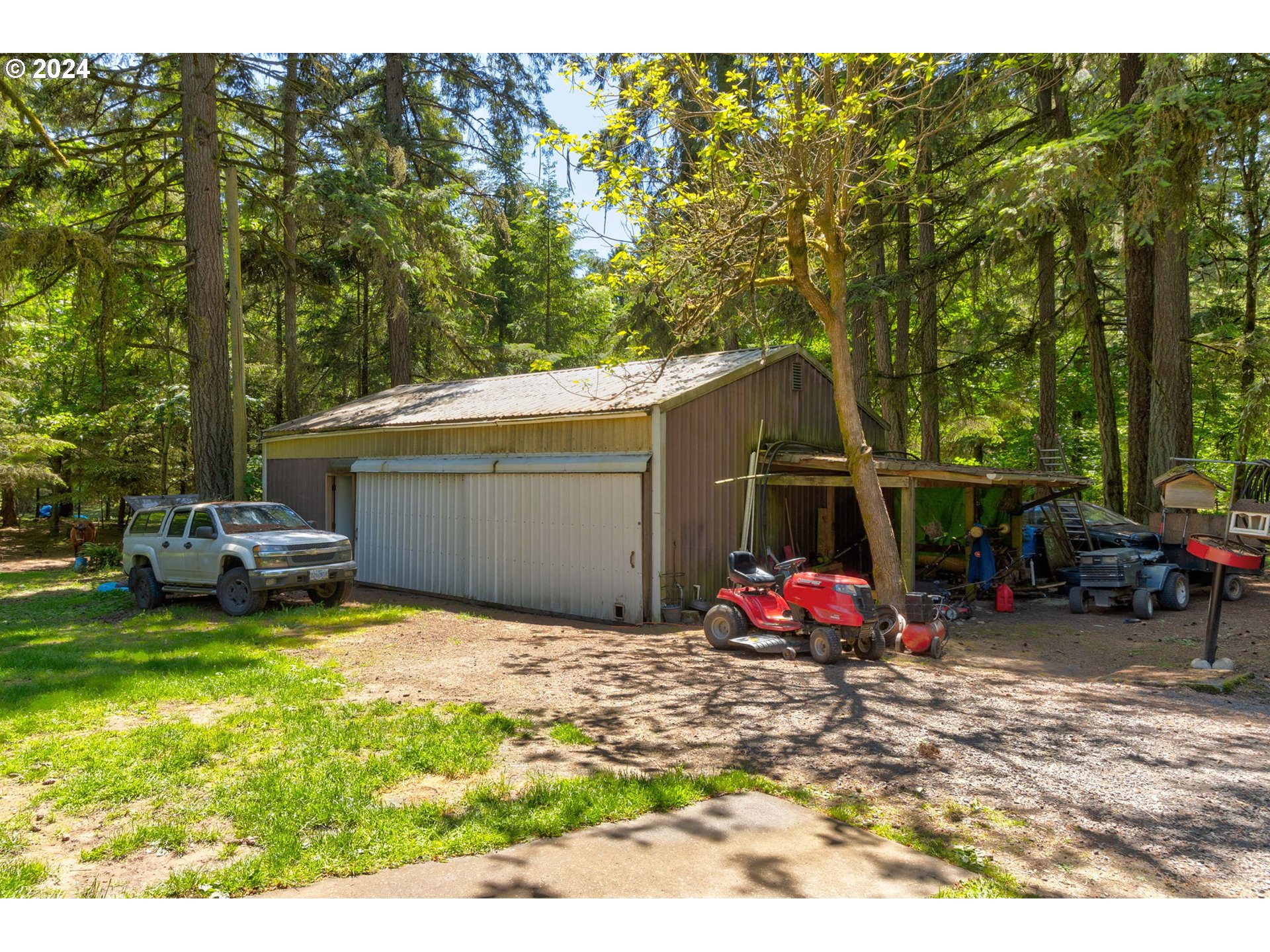 24100 Southwest Rosa Road Hillsboro, OR 97123 - Photo 25 of 30 a view of backyard with small cabin