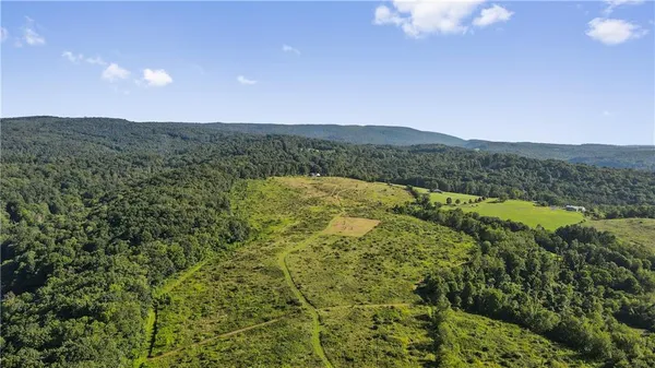 a view of lake and mountain