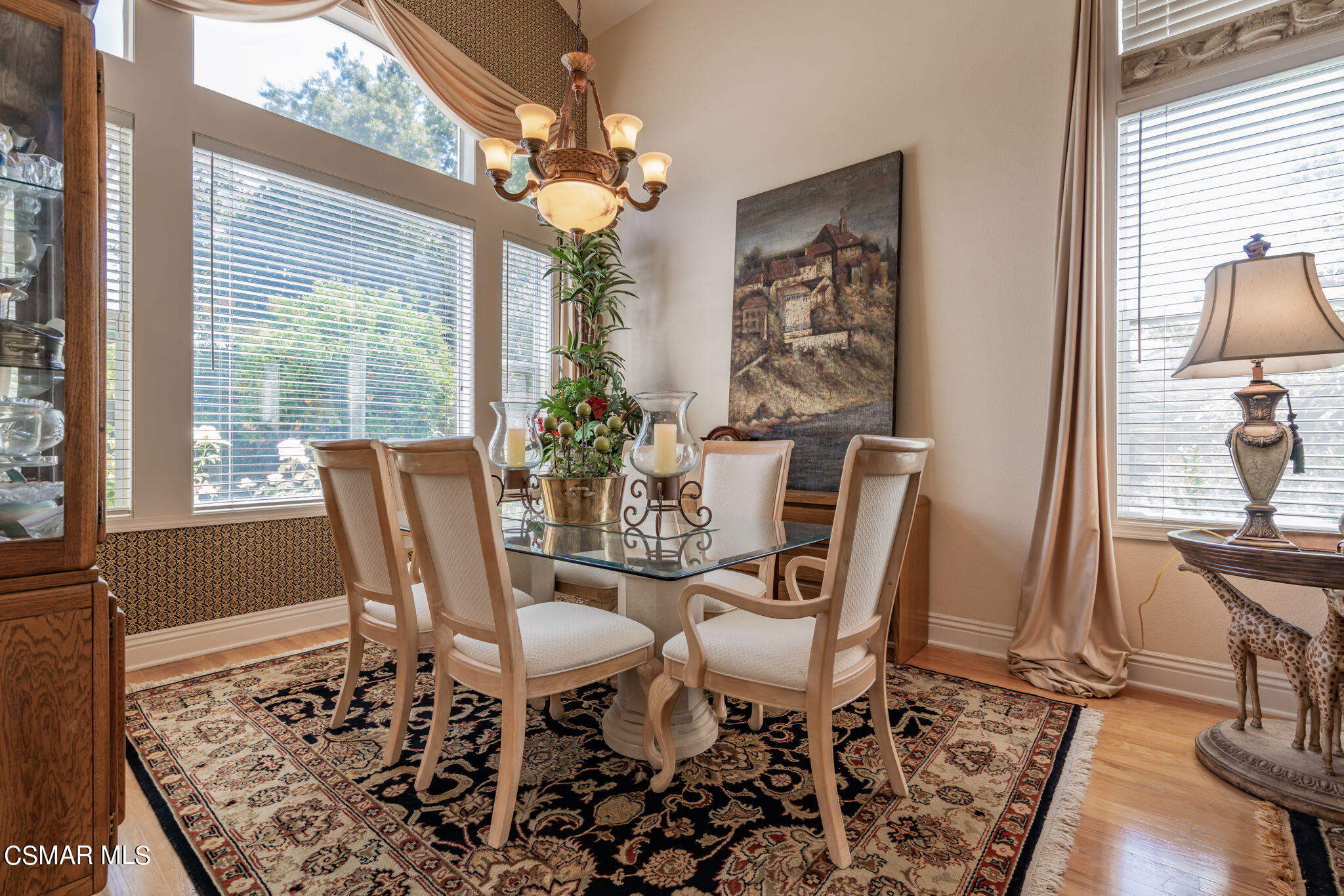 15606 Harte Lane Moorpark, CA 93021 - Photo 15 of 75 a view of a dining room with furniture window and outside view