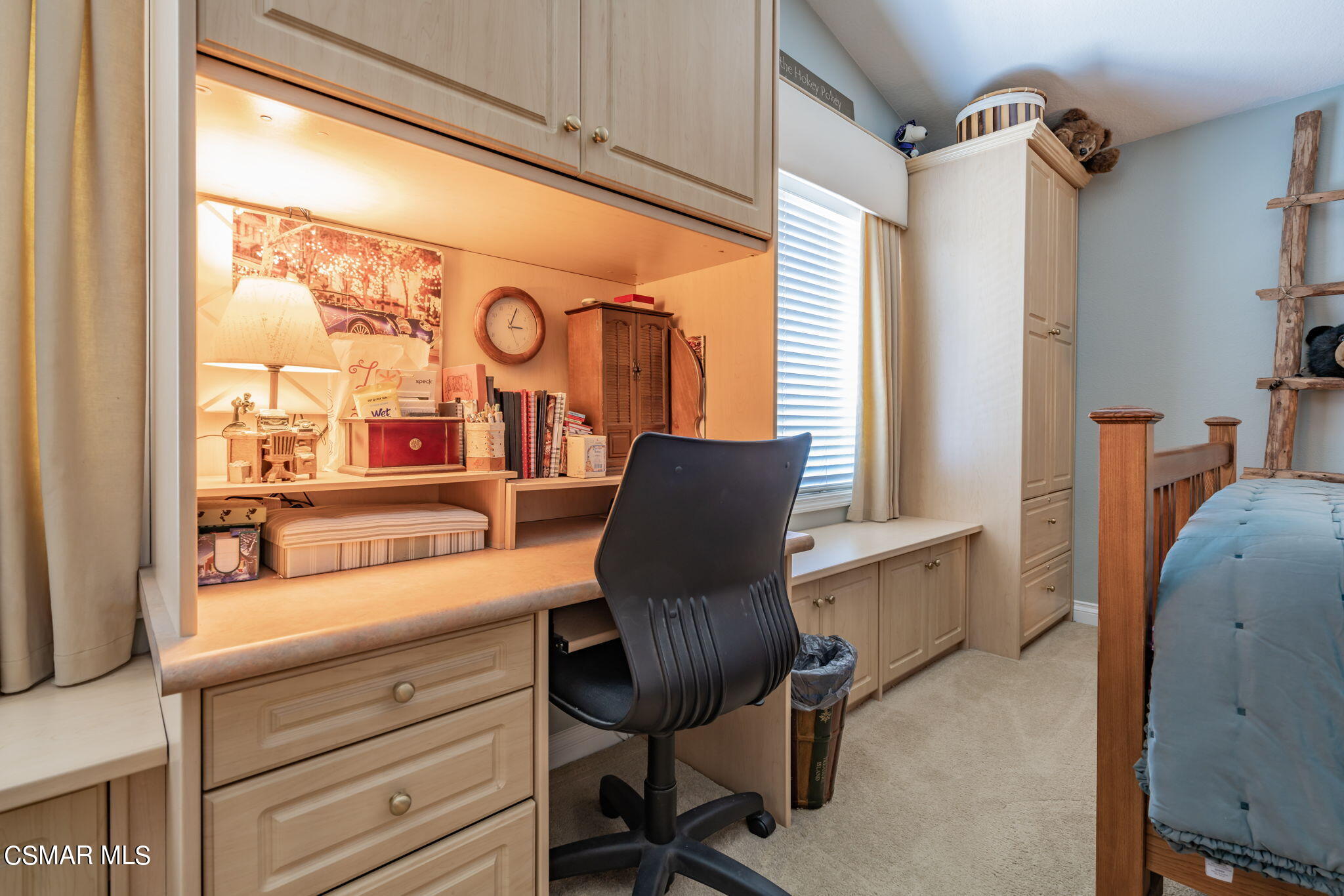 15606 Harte Lane Moorpark, CA 93021 - Photo 36 of 75 a view of a workspace with furniture and a window