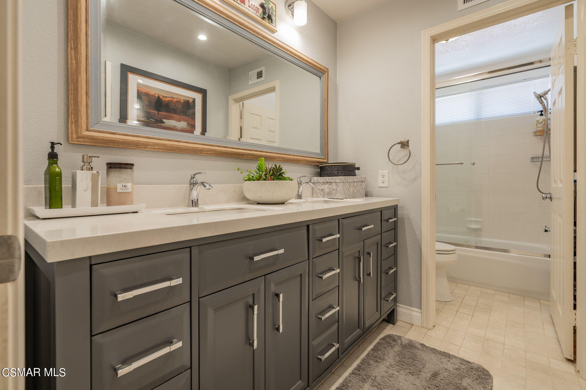 15606 Harte Lane Moorpark, CA 93021 - Photo 38 of 75 a bathroom with a sink a toilet and shower