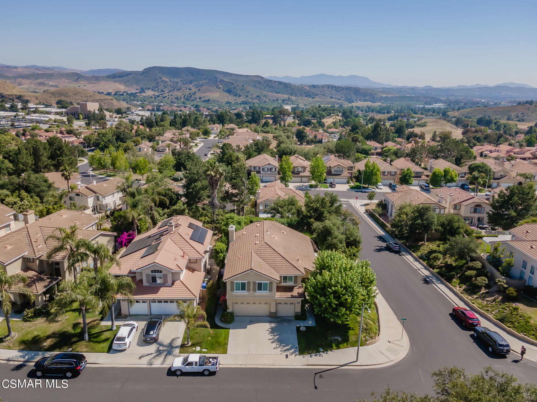 15606 Harte Lane Moorpark, CA 93021 - Photo 55 of 75 an aerial view of multiple house
