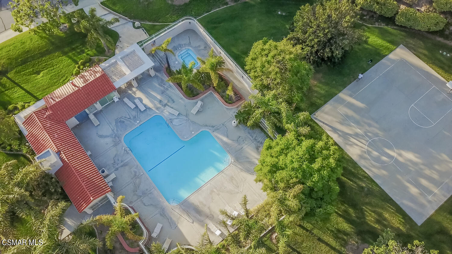 15606 Harte Lane Moorpark, CA 93021 - Photo 63 of 75 an aerial view of a house with a yard and lake view