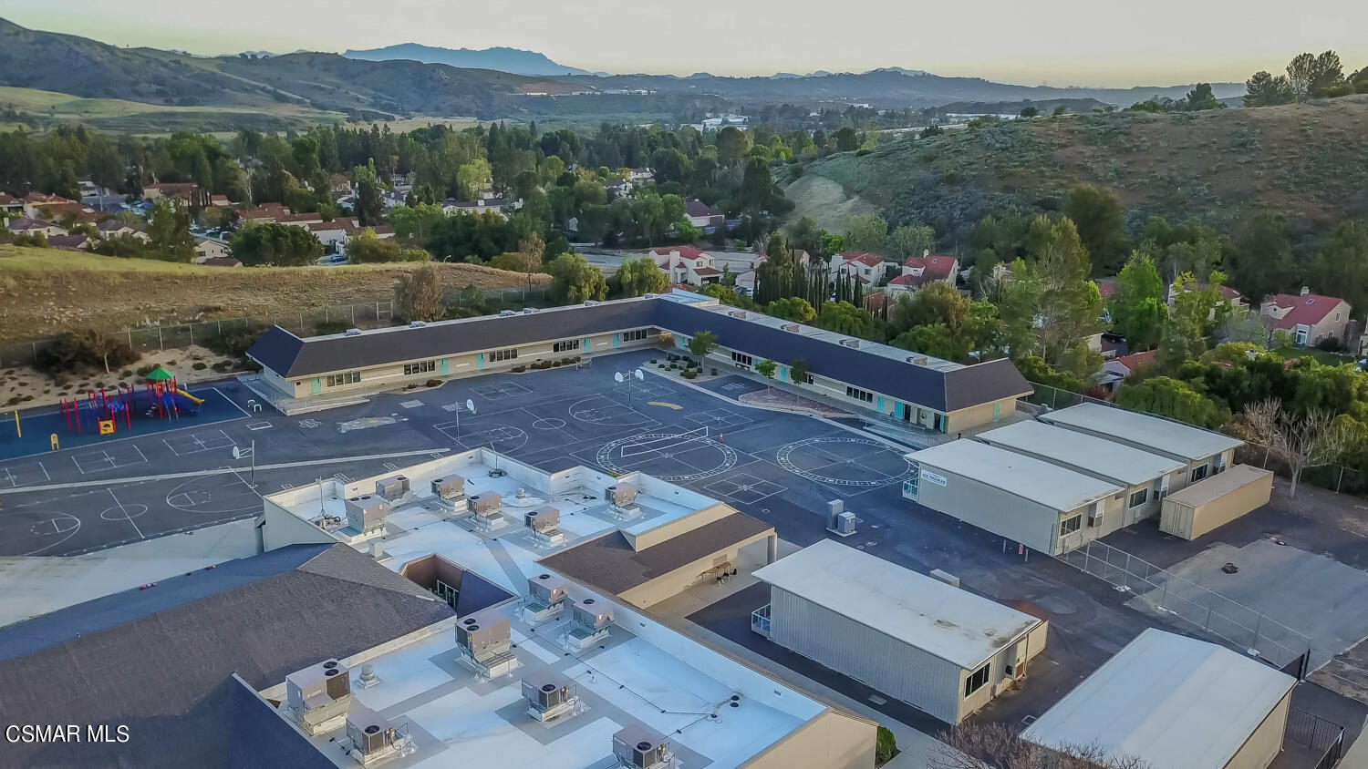 15606 Harte Lane Moorpark, CA 93021 - Photo 71 of 75 an aerial view of a house with a garden