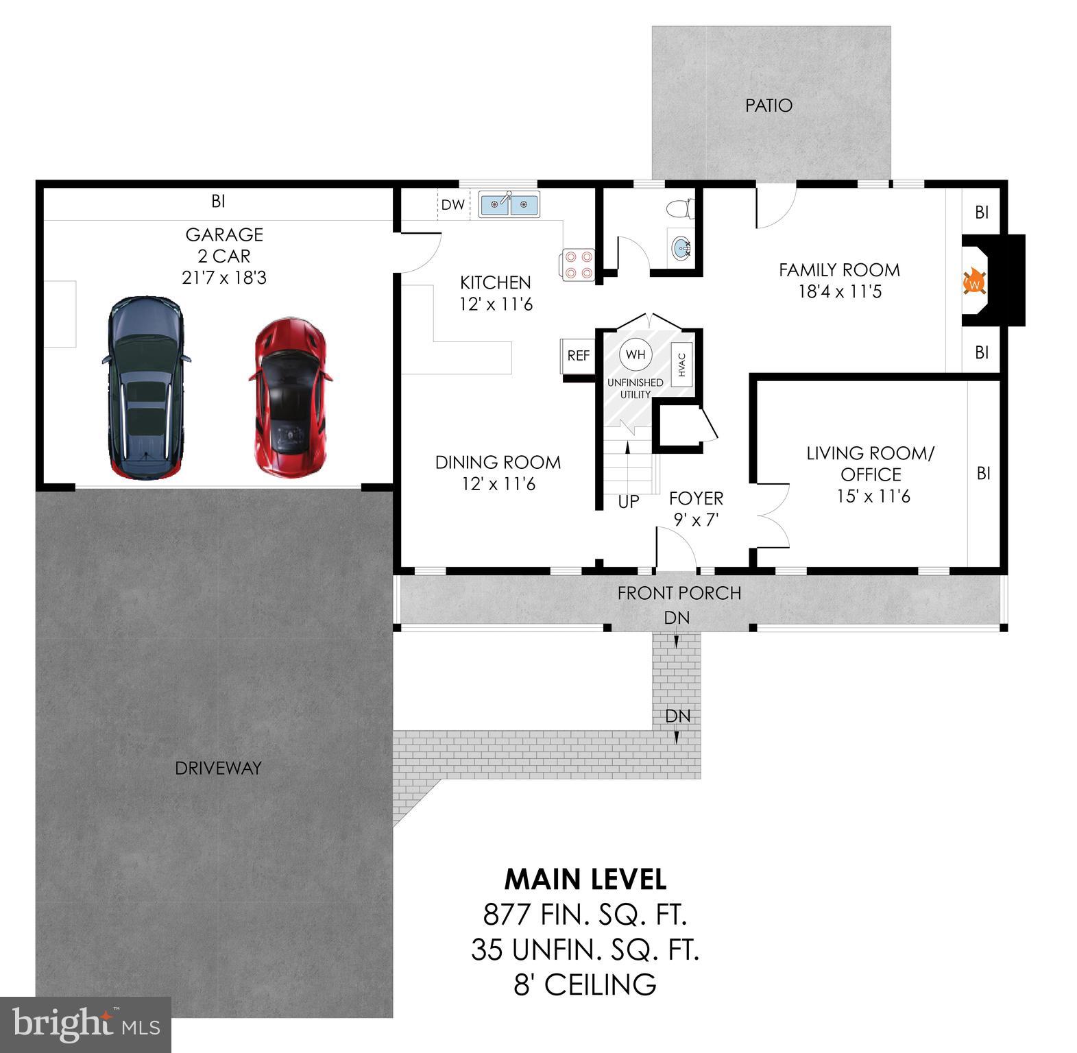 125 Peyton Road Sterling, VA 20165 - Photo 82 of 83 Main level floor plan