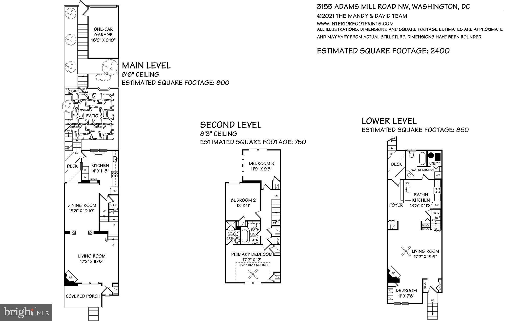3155 Adams Mill Road Northwest Washington, DC 20010 - Photo 29 of 29 Floor Plan