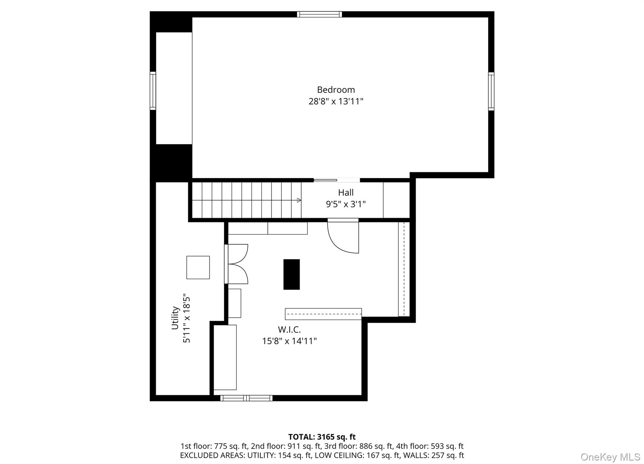 19 Coprock Road Sleepy Hollow, NY 10591 - Photo 44 of 45 Third Floor bedroom & walk in closet