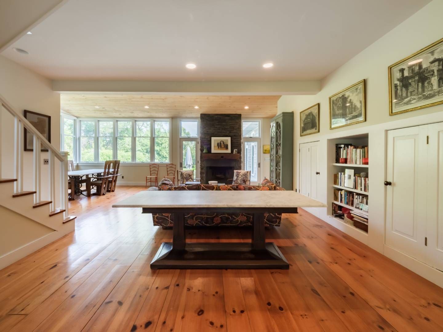 126 Sagaponack Road Bridgehampton, NY 11932 - Photo 6 of 16 Front Hall/Living Room